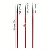 3 db-os körömfestő csíkecset készlet, finom vonalú ecset, vékony vonalú gél köröm precíziós ecsetek, illatmentes körömdíszítő eszközök