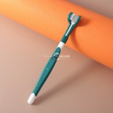 3-Fejes Kutyafogkefe Narancssárga - Hatékony Szájhigiénia Kutyáknak