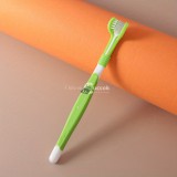 3-Fejes Kutyafogkefe Narancssárga - Hatékony Szájhigiénia Kutyáknak