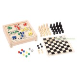 3 in 1-ben játékgyűjtemény szett, 12,3 x 12,3 x 3 cm