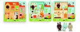 3 layers puzzle - Rabbit cottage - Háromrétegű puzzle - Djeco