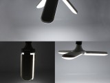 3-Leaf LED lamp Fan Blade Led Bulb Professzionális Háromágú LED Lámpa