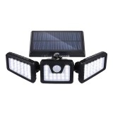 3 paneles elforgatható napelemes lámpa