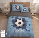 3 részes Soccer focis ágyneműhuzat garnitúra