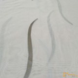 (3 szín) 61149 Hullám mintás voile fényáteresztő függöny-fehér alapon barna