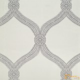 (3 szín) G21500 hímzett előkelő mintás Prémium dekor függöny R-300 cm(105)-Ecrü