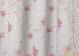 (3 szín) GOUDA virágos dim out függöny púder színű virágokkal