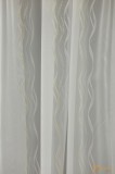 (3 szín) Hullám mintás függöny Preston 11 Fehér Ecru 290 cm+ózs