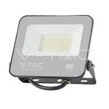 30W LED reflektor SMD SAMSUNG chippel, 1 m hosszú vezetékkel, fekete színű, fehér matt üveg, 4000K