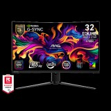 31,5" MSI MAG 321CUP monitor (QD-OLED, UHD 3840x2160, 165Hz, 0,03ms, DP+HDMI+USB-C, 1700R, fekete)