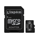 32 GB MicroSDHC Kingston Canvas Select Plus memóriakártya (Class 10, UHS-I, V10, A1, SD adapter)