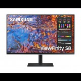 32" Samsung ViewFinity S8 LCD monitor fekete (LS32B800PXUXEN) (LS32B800PXUXEN) - Monitor