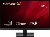 32" ViewSonic VA3209-2K-MHD LCD monitor fekete