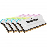 32GB 3600MHz DDR4 RAM Corsair Vengeance RGB Pro SL (4x8GB) (CMH32GX4M4D3600C18W) (CMH32GX4M4D3600C18W) - Memória