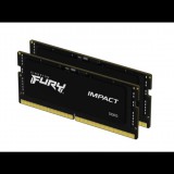 32GB 6000MHz DDR5 Notebook RAM Kingston Fury CL38 (2x16GB) Impact XMP (KF560S38IBK2-32) (KF560S38IBK2-32)