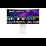 34" LG 34GX90SA ívelt monitor (OLED, 3440x1440, 21:9, 240Hz, 1ms, HDMIx2+DP+USBx2+USB-C, RJ-45)