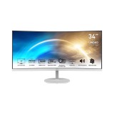 34" MSI PRO MP341CQW ívelt LCD monitor fehér (9S6-3PB2CT-007) (9S6-3PB2CT-007)