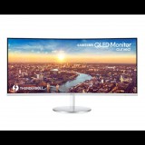 34" Samsung C34J791WTR ívelt QLED monitor fehér (LC34J791WTRXZG) (LC34J791WTRXZG) - Monitor