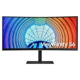 34" Samsung S34A650UBU ívelt LCD monitor fekete (LS34A650UBUXEN) (LS34A650UBUXEN) - Monitor