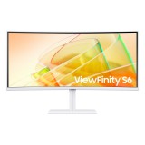 34" Samsung ViewFinity S65TC ívelt monitor (VA, 3440x1440, 100 Hz, USB-C+DP+HDMI)