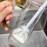 360 fokban összehajtható szilikon pohárkefe hosszú nyéllel