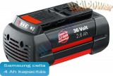 36V-os Bosch li-ion akku felújítás 2 607 336 108 4Ah