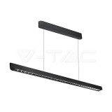 36W LED Lineáris függő mennyezeti lámpa, típus-CCT: 3 az 1-ben, fekete színű (V-TAC)