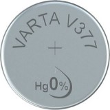 377 gombelem, ezüstoxid, 1,55V, 24 mAh, Varta SR626SW, SR66, SR626, V377, D377, 606, BA, 280-39, SB-AW, RW329 (377101401)