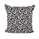 3ba HomeStyle Babett Fekete-Fehér Indamintás Díszpárnahuzat 40x40 cm
