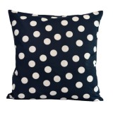 3ba HomeStyle Emma Sötétkék Fehér Pöttyös Díszpárnahuzat 40x40 cm