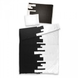 3ba HomeStyle Fekete-Fehér 3 részes Ágynemű-garnitúra 140x200+70x90+40x50 cm