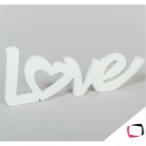 3ba HomeStyle Love Feliratú Lakásdekor 12x30 cm