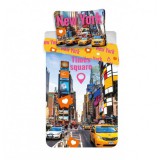 3ba HomeStyle New York Times Square 2 részes Ágynemű-garnitúra 140x200+70x90 cm