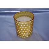 3ba HomeStyle Poharas Pöttyös Díszgyertya 7 cm