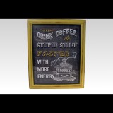 3ba HomeStyle Retro Coffee Sárga Falikép 39x47 cm