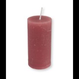 3ba HomeStyle Rusztikus Henger Antik Rózsaszín Gyertya 5x10 cm
