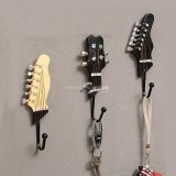 3db-os Gitárfej alakú ruhatartó fogas