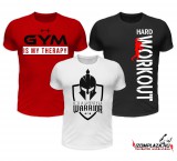 3db póló szettben (piros-fehér- fekete)