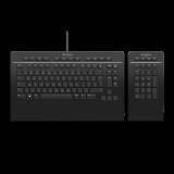 3Dconnexion 3DX-700092 Keyboard Pro amerikai, USB, Bluetooth, vezeték nélküli RF fekete billentyűzet