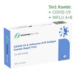 3in1 COVID-19 & Influenza A+B kombinált antigén gyorsteszt (1 db/doboz)