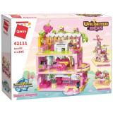 3in1 Édes álom megaház | 580 db építőkocka | építőjáték | QMAN 42111