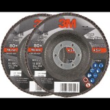 3M 769F lamellás tárcsa, átmérő 115 mm, szemcseméret 80+, 2 db (7100196789)