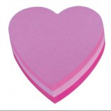 3M Post-it 76x76mm szív alakú öntapadó jegyzettömb (225 lap) - Vegyes szín (FT510076563)