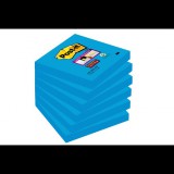 3M Post-it Super Sticky 76x76mm öntapadó jegyzettömb (90 lap) - Kék (70005253284)