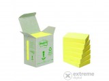 3M POSTIT 3M Post-it® Öntapadó jegyzettömb, 100 lap, 38x51 mm, környezetbarát, sárga