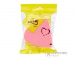 3M POSTIT 3M Post-it® Öntapadó jegyzettömb, szív, 225 lap