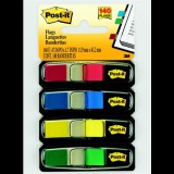 3M POSTIT12x44 mm műanyag jelölőcímke - Vegyes szín 4x35 lap (70071353570)