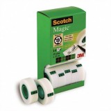 3M Scotch Magic Tape 810 19mm x 33m írható ragasztószalag - Áttetsző (14db) (XA004839479)