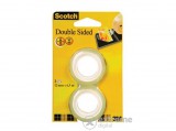 3M Scotch® Ragasztószalag, kétoldalas, utántöltő, 12 mm x 6,3 m
