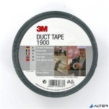 3M Scotch Ragasztószalag, szövet, 50 mm x 50 m, 3M 'Duct Tape 1900', fekete, 24 tekercs